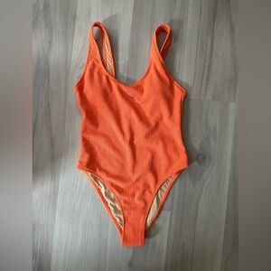 NWT FREE Coverup with Cotton On Body Orange One Piece Swimsuit purchase